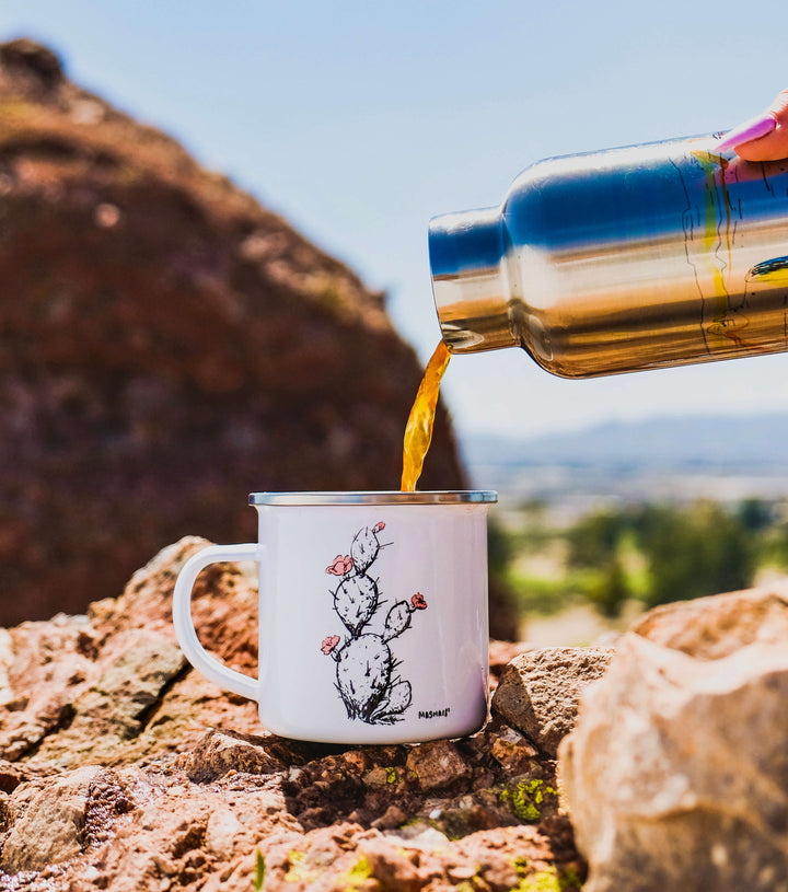 Custom Coffee Camp Mug – Couloir[ART.]