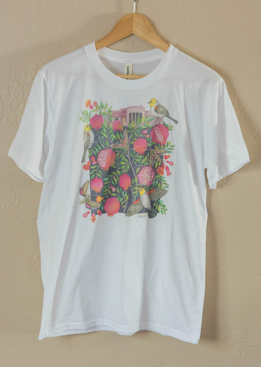 Shachi Kale Pomegranates Organic T-Shirt tee Couloir[ART.] 