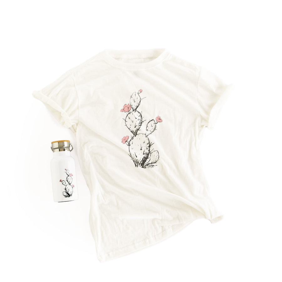 Prickly Pear Organic T-Shirt & Mini Canteen Set tee Couloir[ART.] 