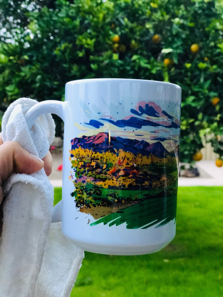 Custom Coffee Mug 15 oz. Mug Couloir[ART.] 