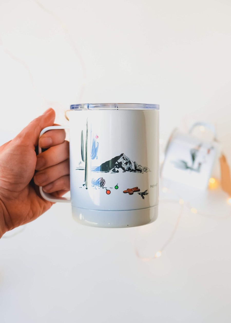 Christmas in Desert 2 Coffee Mug Mug Couloir[ART.] 