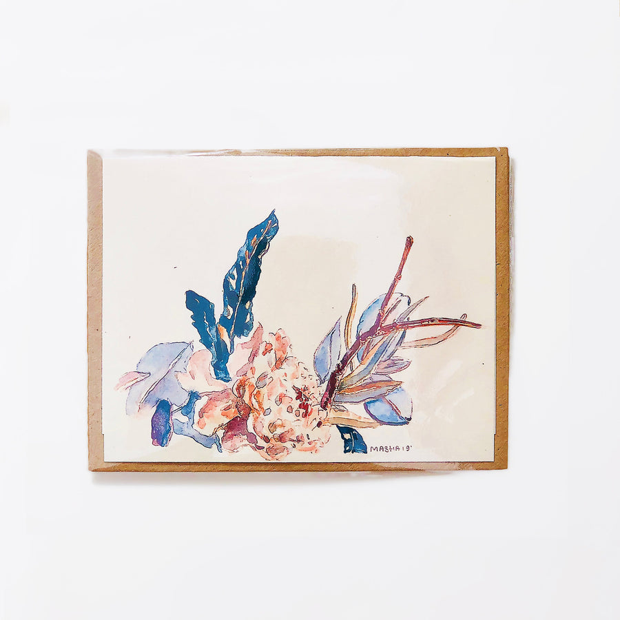Ivory Flowers Handmade Cards hand-made cards Couloir[art] 