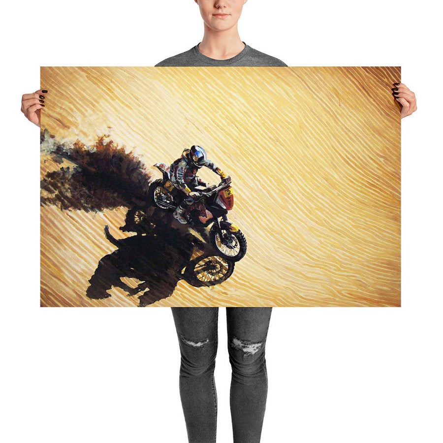 "Dakar Race" Art Print Couloir[art] 24x36" Unframed 