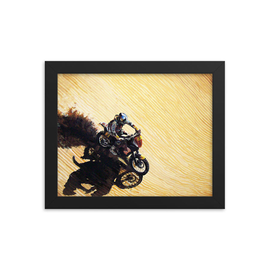"Dakar Race" Art Print Couloir[art] 8x10 Framed 
