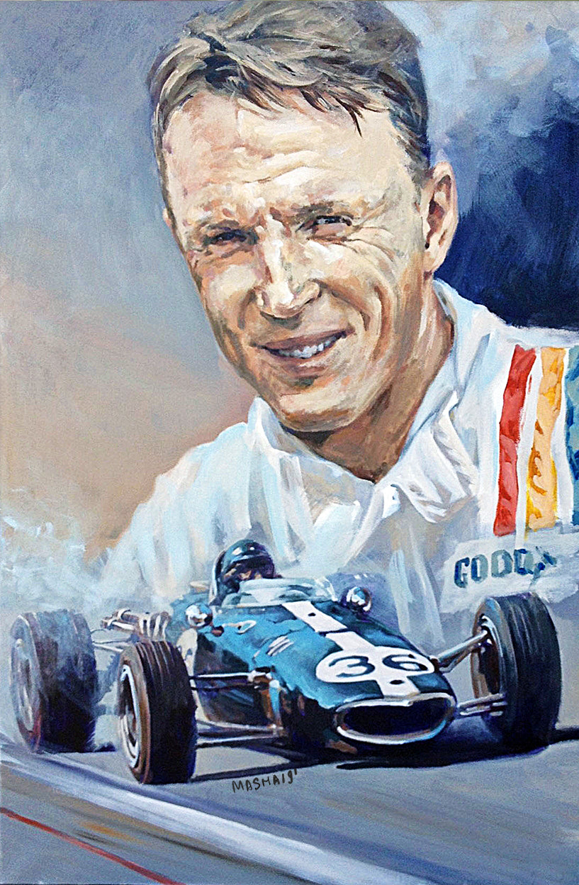 "Dan Gurney" Art Print Couloir[art] 