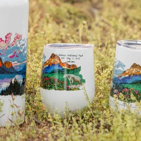 Glacier National Park Wine Glass Couloir[ART.] 