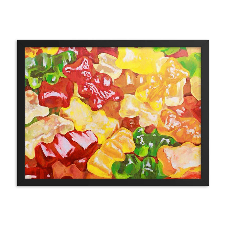 "Gummy Bears" Art Print Couloir[art] 12x16 Framed 