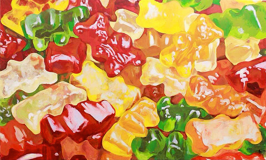 "Gummy Bears" Art Print Couloir[art] 12x16 Unframed 