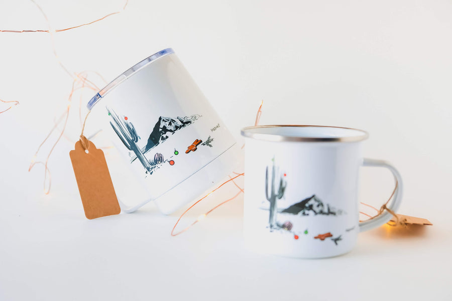 Christmas in Phoenix Coffee Mug (White) Mug Couloir[art] 