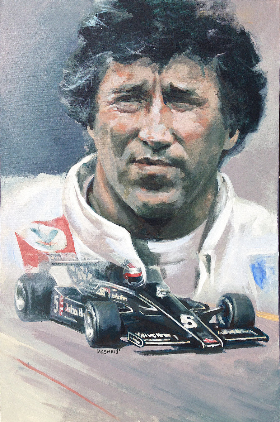 "Mario Andretti" Art Print Couloir[art] 