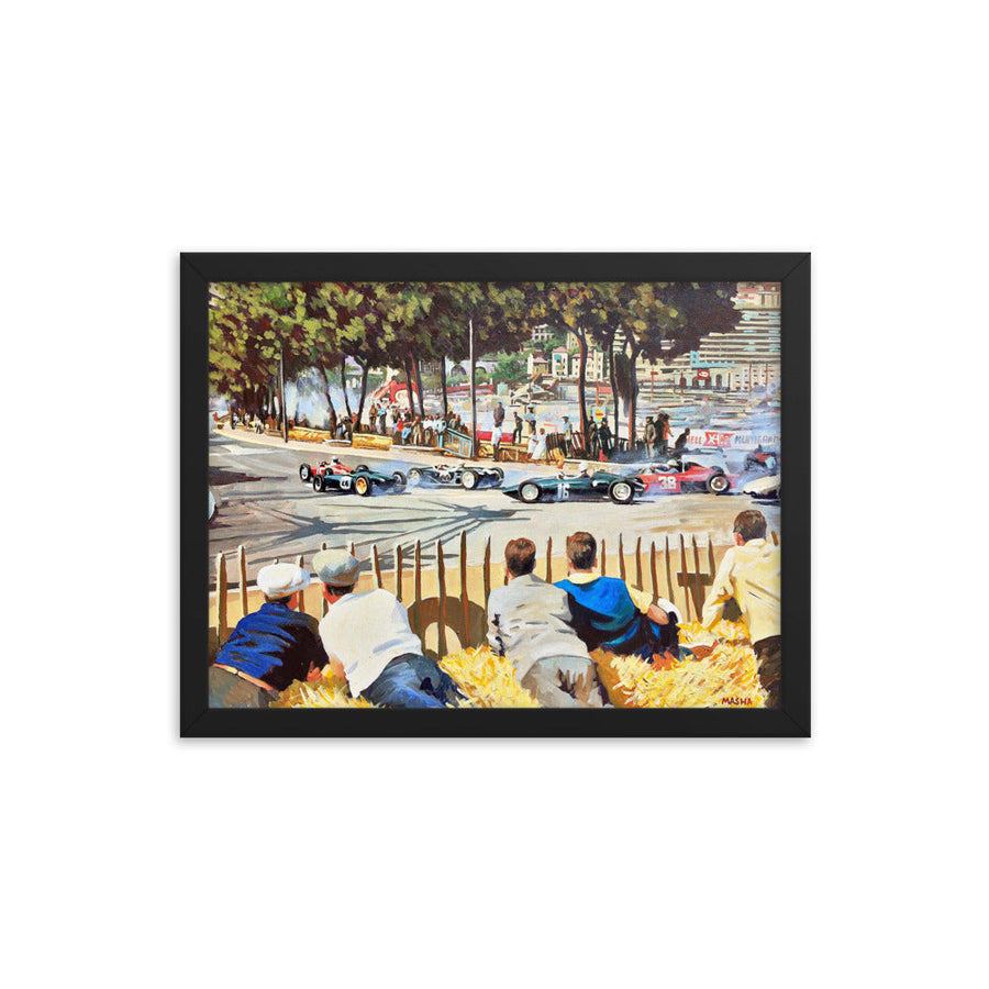 "Monaco Dream" Art Print Couloir[art] 8x10" Framed 