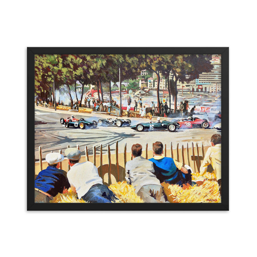 "Monaco Dream" Art Print Couloir[art] 16x20" Framed 