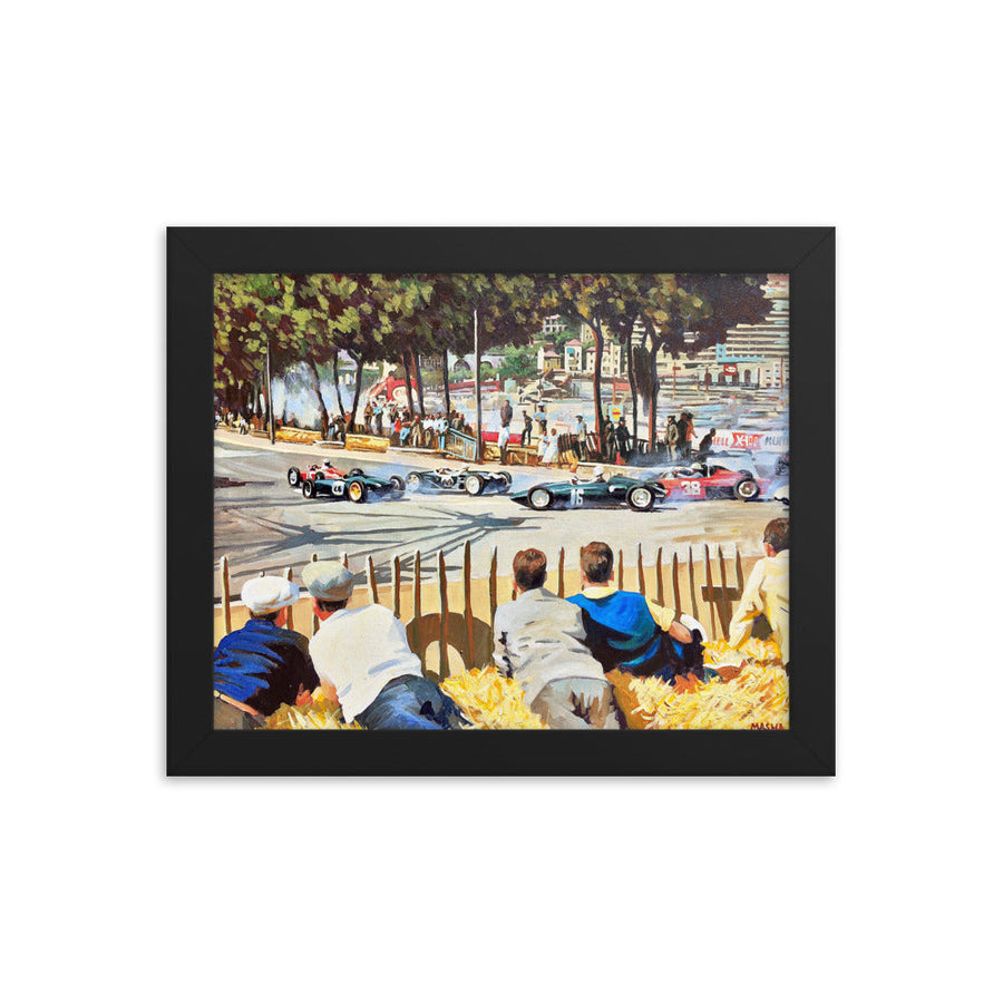 "Monaco Dream" Art Print Couloir[art] 12x16" Framed 