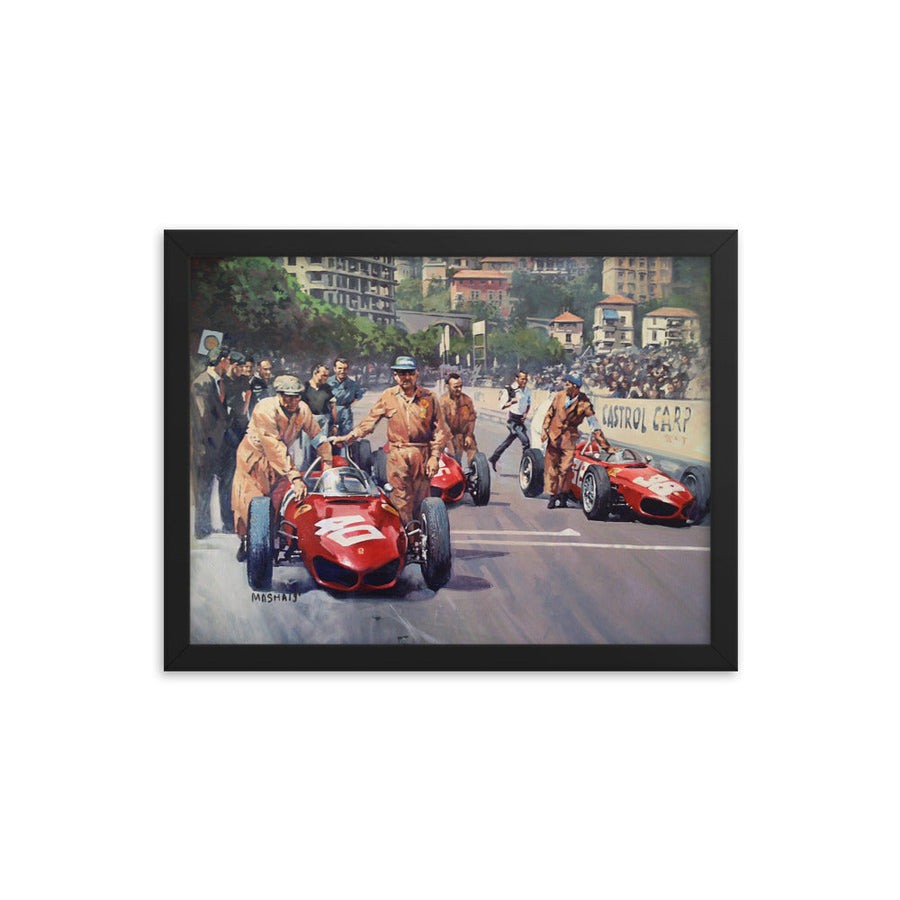 "Monaco Sharknose" Art Print Couloir[art] 12x16 Framed 