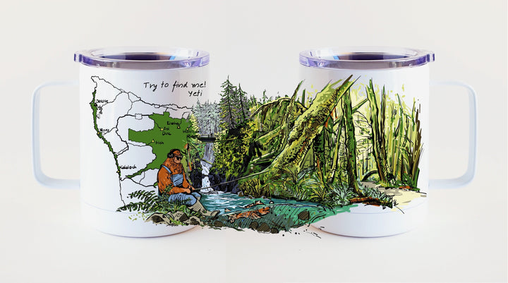 Olympic National Park Tumbler Cup Tumbler Couloir[art] 