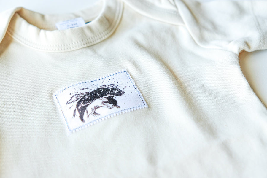 Bison Matching Organic Baby Bodysuit & T-Shirt Set tee Couloir[ART.] 