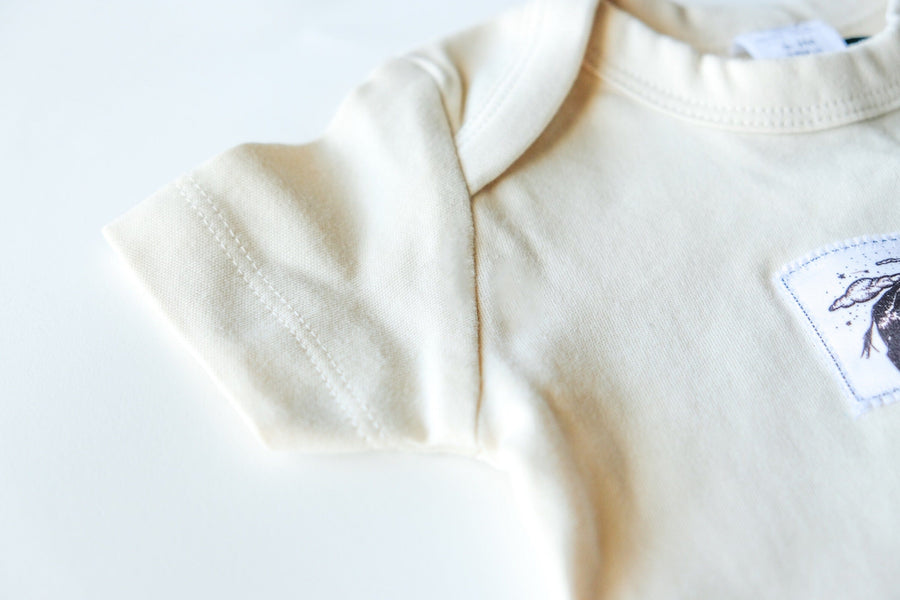 Custom Organic Baby Bodysuit baby clothes Couloir[ART.] 