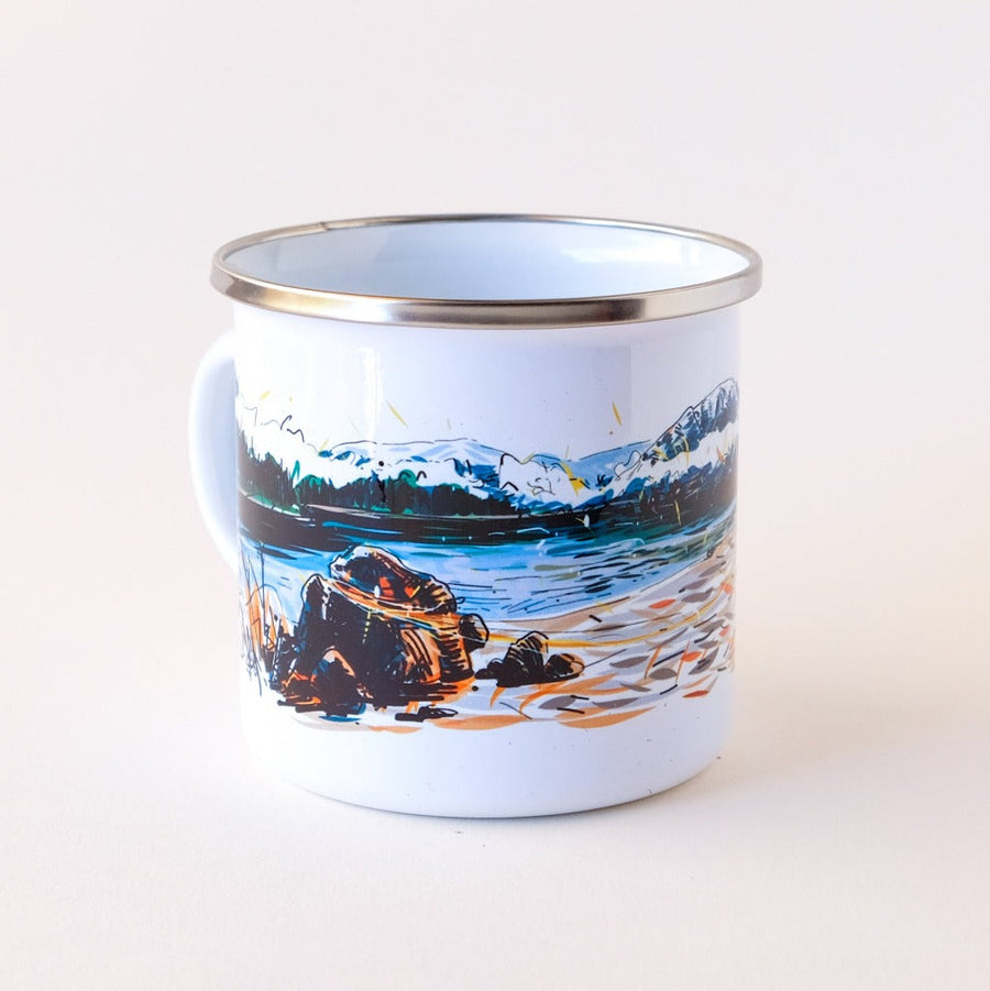 Summer by the Lake Coffee Mug Mug Couloir[art] 