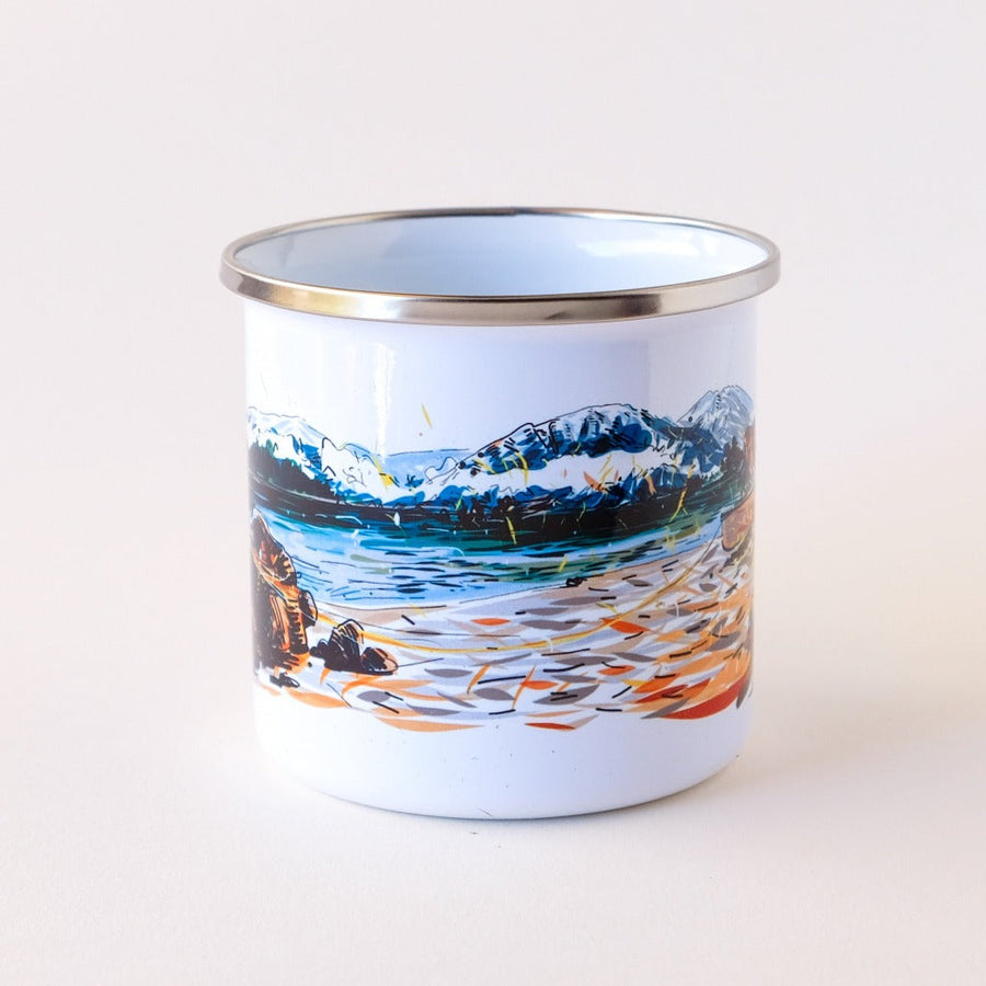 Summer by the Lake Coffee Mug Mug Couloir[art] 