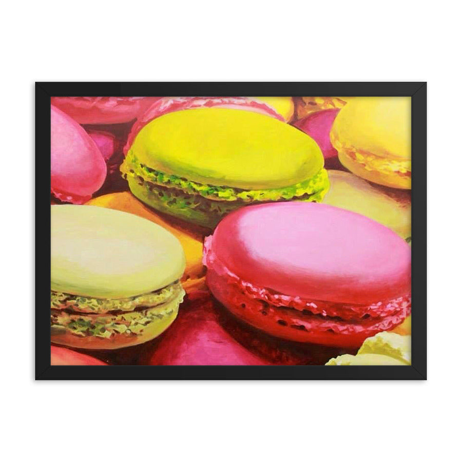 "Macaron Pile" Art Print Couloir[art] 12x16 Framed 