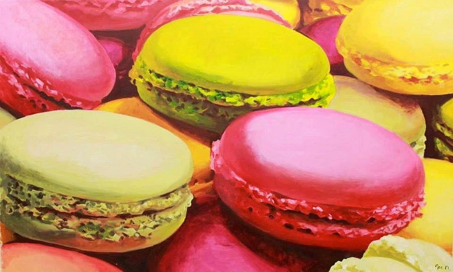 "Macaron Pile" Art Print Couloir[art] 12x16 Unframed 