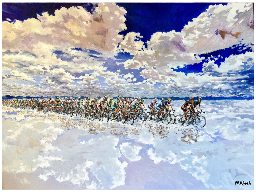 "Sky is the Limit" Art Print Couloir[art] 12x16 Unframed 