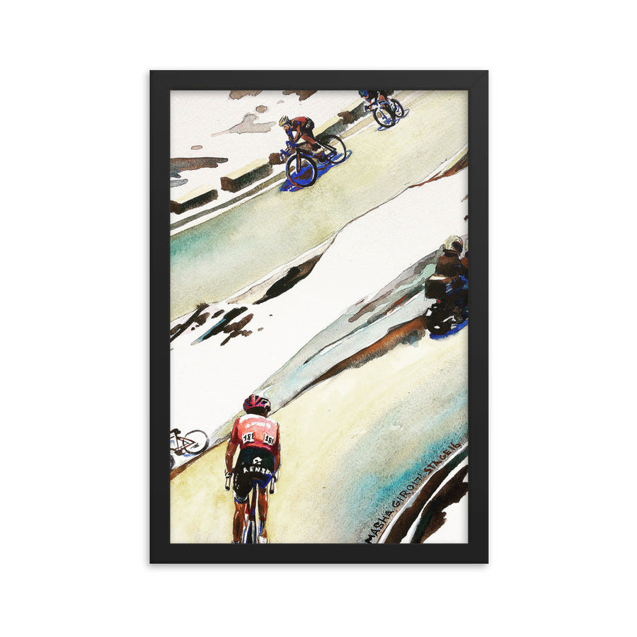 "Still Waring Pink" Art Print Couloir[art] 12x18 Framed 