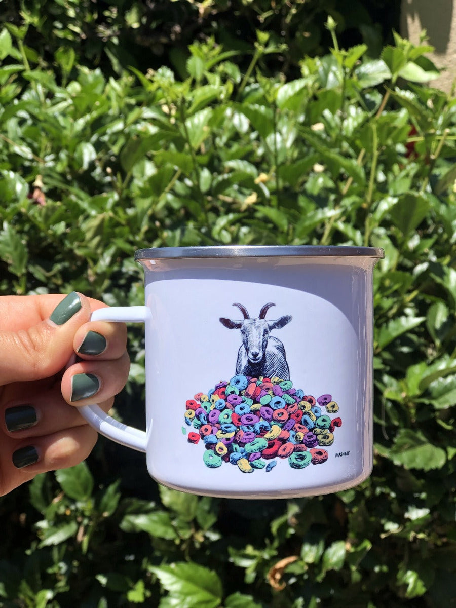 Goats and Donuts Coffee Mug Mug Couloir[art] 