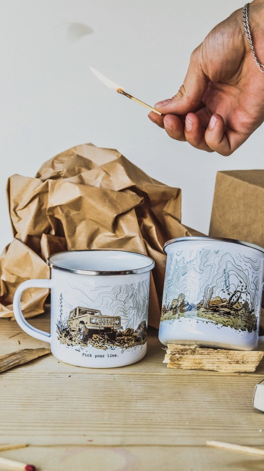 Pick Your Line Coffee Mug Mug Couloir[art] 