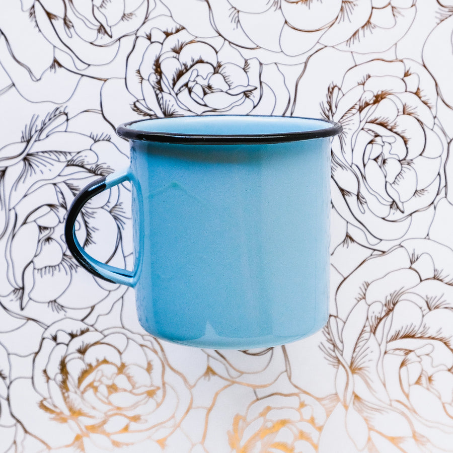 Plain Color Coffee Mug Mug Couloir[art] Baby Blue 