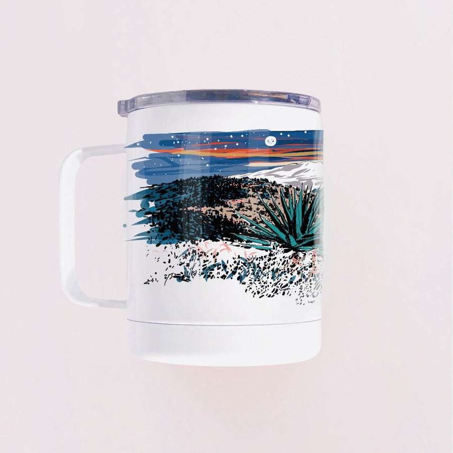 Spotted A Deer - Hiking At Dawn Tumbler Cup Tumbler Couloir[art] 